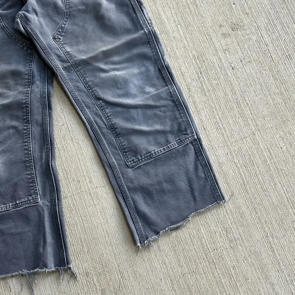 Carhartt B136 GVL gray double knee work wear carpenter pants